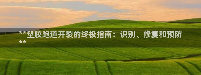 谈球吧app赛事分析在哪里看到：**塑胶跑道开裂的终极指南：识别、修复和预防
**