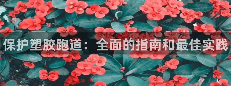 谈球吧咋样黑钱：保护塑胶跑道：全面的指南和最佳实践