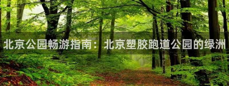 谈球吧体育app下载中心：北京公园畅游指南：北京塑胶跑道公园的绿洲