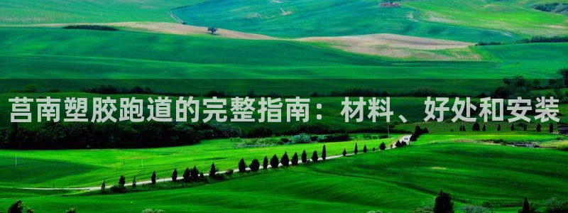 谈球吧娱乐app下载官网苹果：莒南塑胶跑道的完整指南：材料、好处和安装