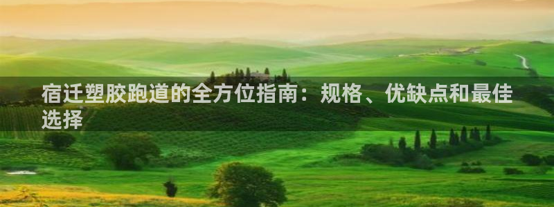 谈球吧体育官网入口：宿迁塑胶跑道的全方位指南：规格、优缺点和最佳
选择