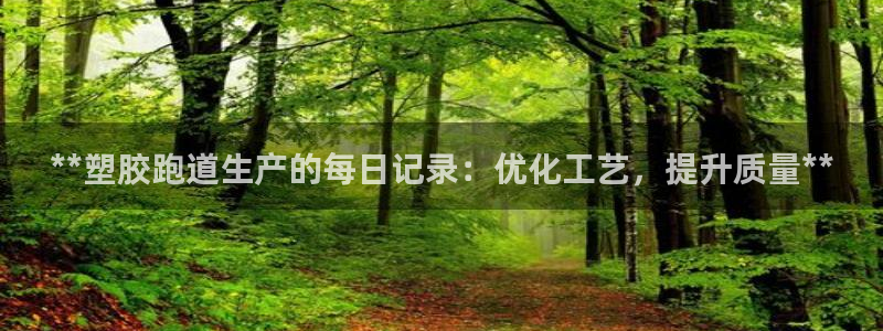 谈球吧平台正规吗可靠吗：**塑胶跑道生产的每日记录：优化工艺，提升质量**