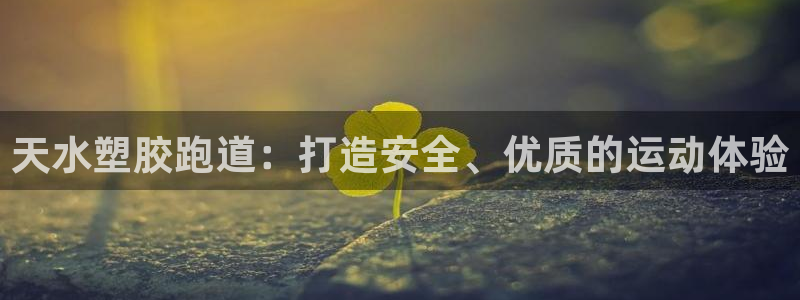 谈球吧官网在线入口手机版免费下载：天水塑胶跑道：打造
