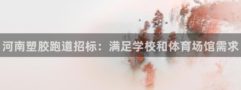 谈球吧网页登陆：河南塑胶跑道招标：满足学校和体育场馆需求