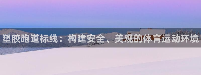 谈球吧在线登录免费观看：塑胶跑道标线：构建安全、美观的体育运